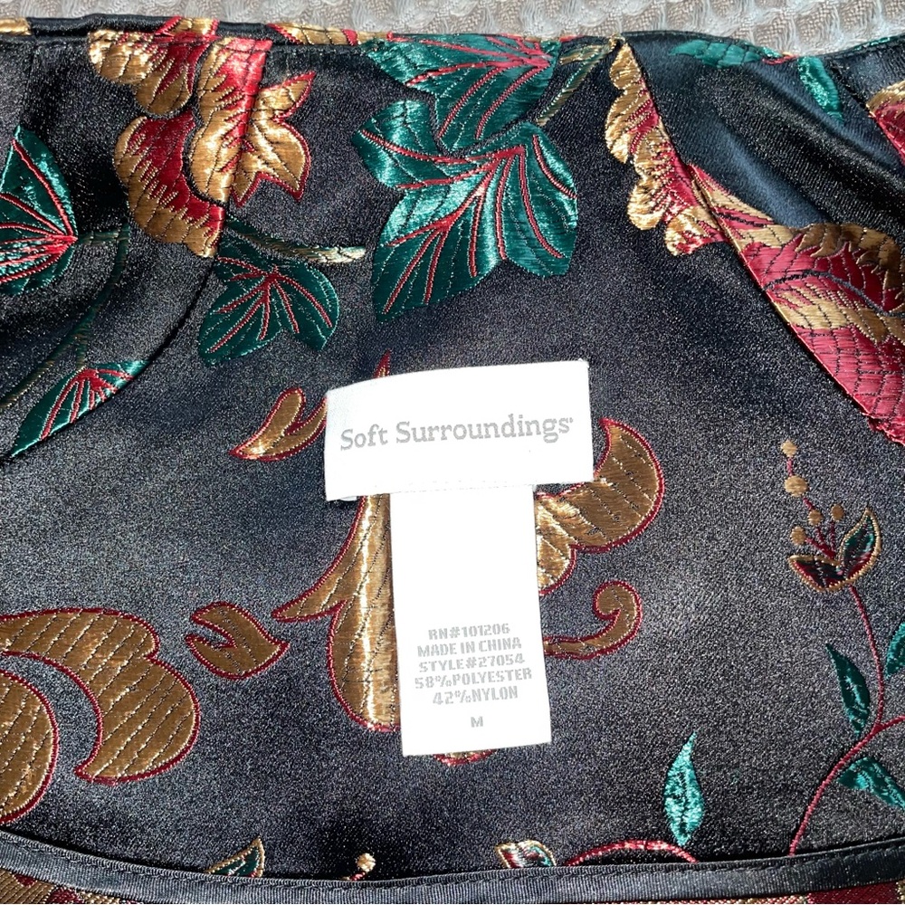 Soft Surroundings Moon Dynasty Brocade Jacquard Jacket - Picture 6 of 16